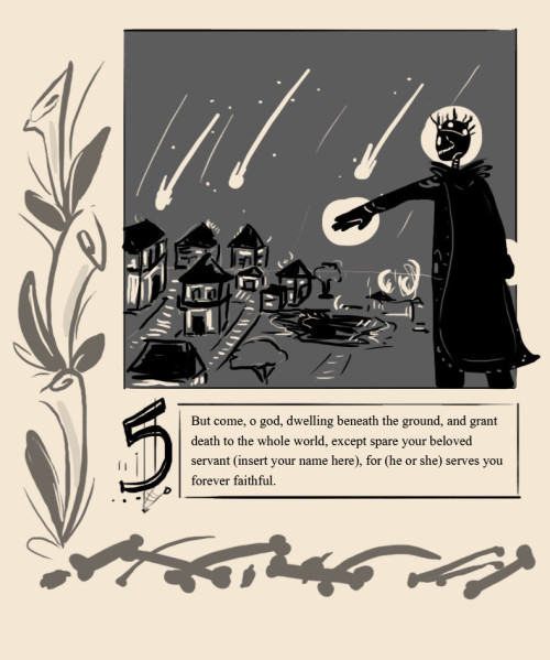 The Book of Prayers to Lord DeadbonesWritten by Squire Lazarus, transcribed by Bakkidza, illustrated