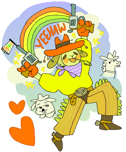 nekogiru:based on a super cool cowgirl lambchop