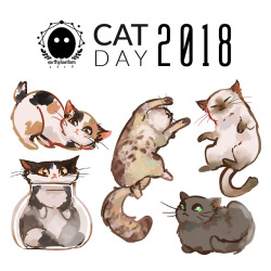 earthphantom:  It’s… Cat Day!!! 🐈