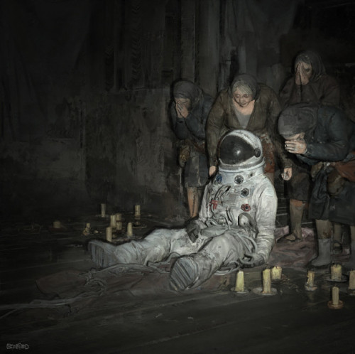 supersonicart:Oleg Vdovenko, Illustrations.Science Fiction horrors from the depths of Russian artist