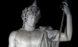 marmarinos:  Detail of Antinous as Dionysus,