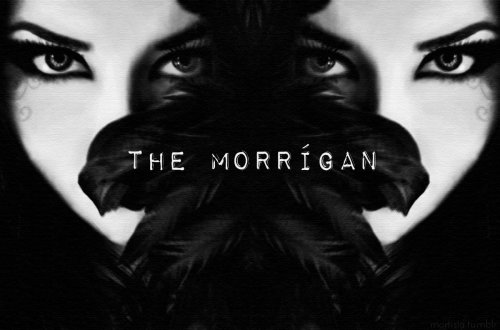mortisia:  The Morrígan The Morrígan (“phantom queen”) or Mórrígan (“great queen”), also written as Morrígu or in the plural as Morrígna, and spelt Morríghan or Mór-ríoghain in Modern Irish, is a figure from Irish mythology who appears