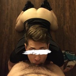 aaronfromparis:  “Logan sucking my dick… you like?”  Hot as fuck !!! This is a perfect submission from Couplecum. Thanks guys, you are amazing and we all want to join you.