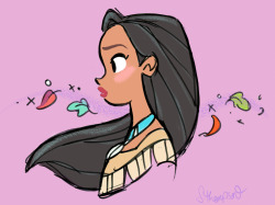 stevethompson-art:A little Pocahontas. 