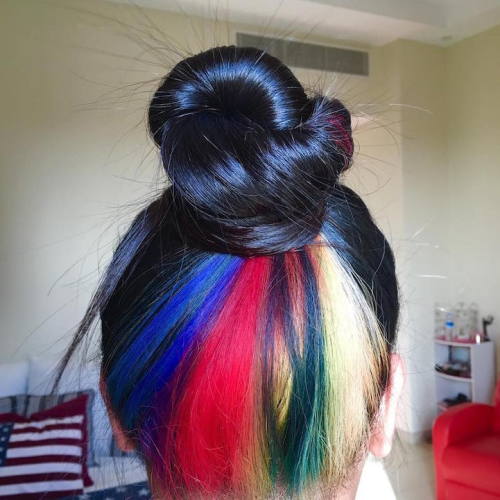 Porn stuffgurlswant:  Rainbow Hair That Magically photos