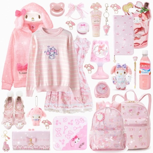 daddyssleepypup: My Melody LittleSpace Outfit for @yuukiibabyflower It&rsquo;s my dream little o