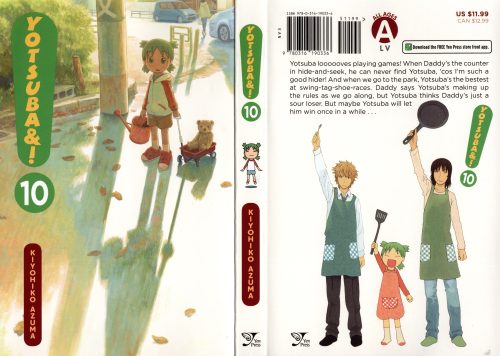 briansandstorm:Yotsuba&! Volumes 1-10 manga covers 