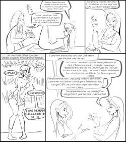 spankingtoons:  Cheerleader Part 3 -So I