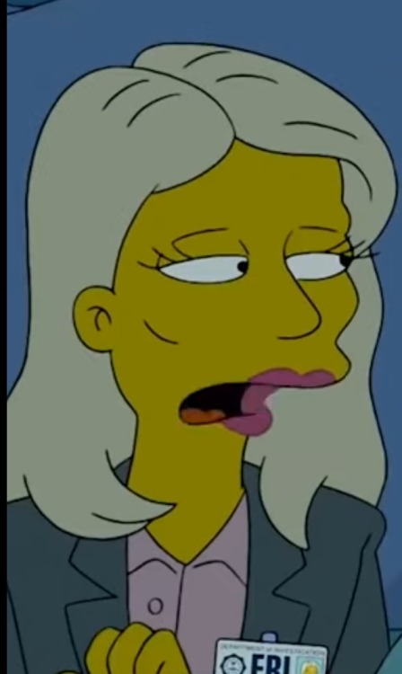 Annie Crawford from the simpsons episode homerland. 
