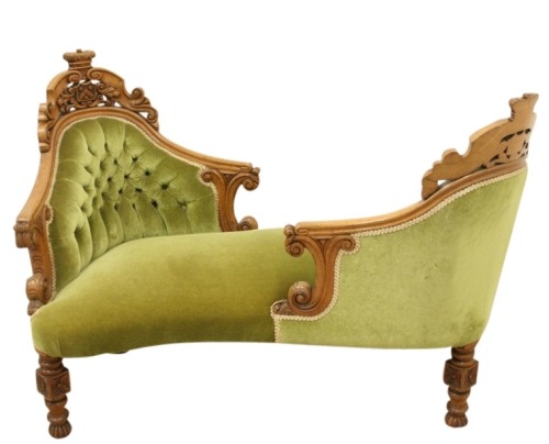 copperbadge:nae-design:TIL kissing bench / loveseat / conversation sofa / tête-à-tête chair. I used 