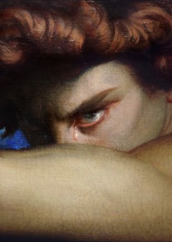 detailedart:  Detail (#2) of 〰 Fallen Angel (1847), • by Alexandre Cabanel. 