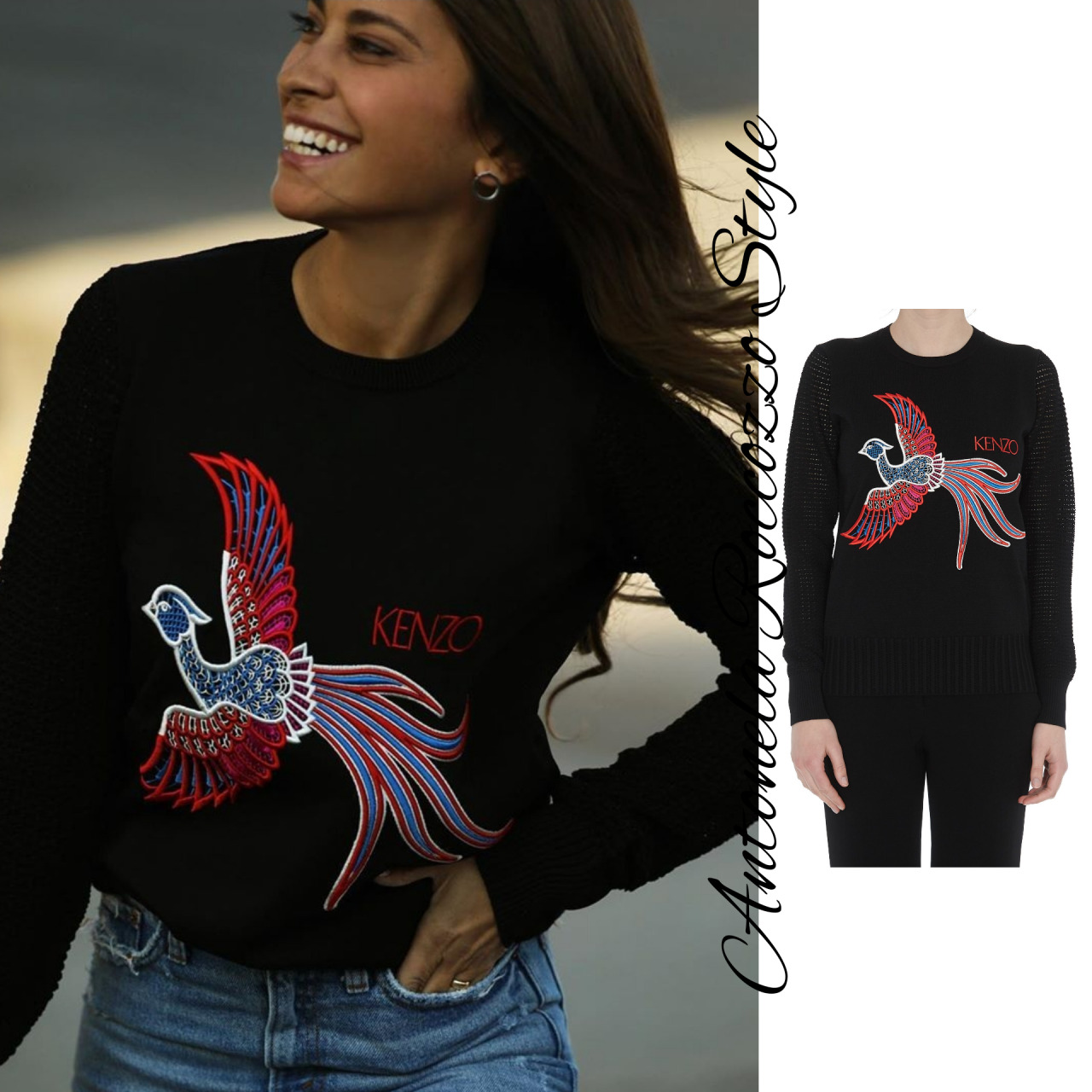 FC Barcelona WAGS Style — Elena wore an H&M Friends sweater (€19.99) with  a