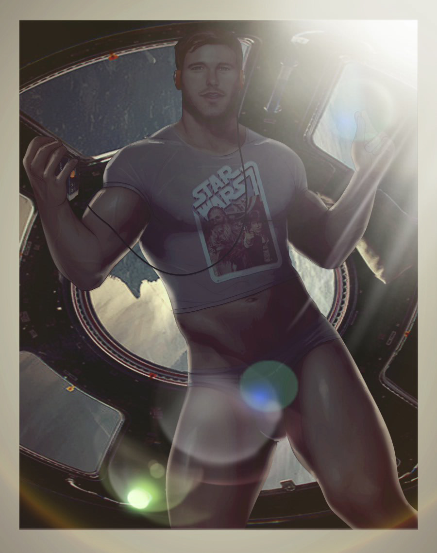 enemygentleman:  Star Lord doing some aerobics….while listening to his walkman…while