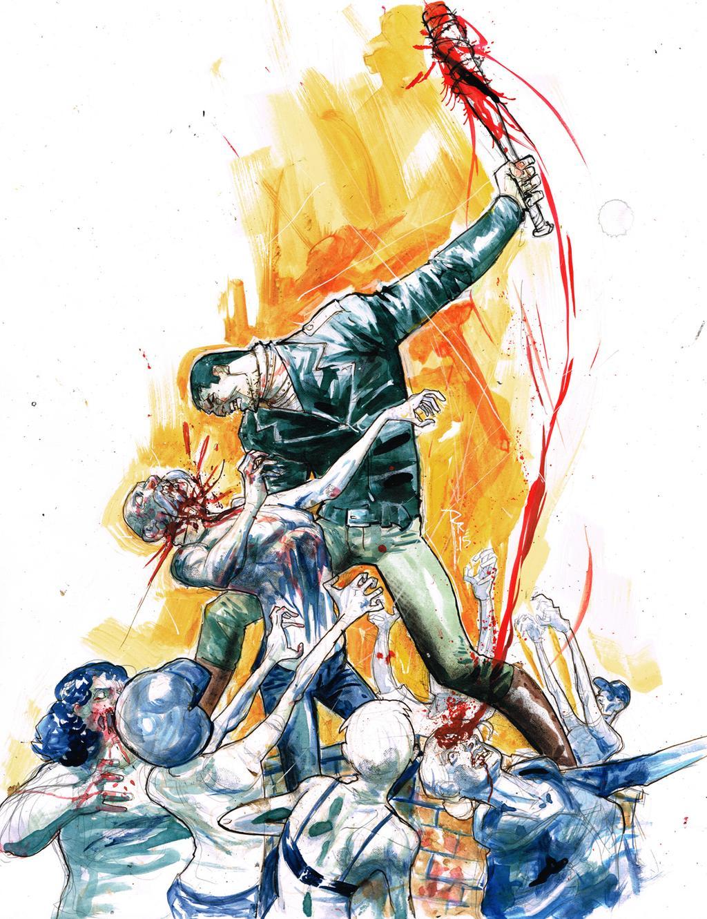 xombiedirge:  Negan by Riley Rossmo / Tumblr  