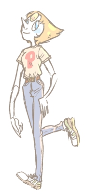 Rupoor:  A Really Long Time Ago I Drew Pearl In Mom Jeans 