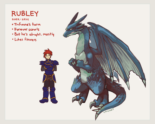 cricket-farmer:a series of fire emblem wyverns! at least the named ones. the designs are based on ar