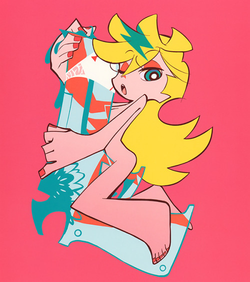 bigdead93:  artbooksnat:  Panty & Stocking with Garterbelt (パンティ＆ストッキングwithガーターベルト) illustrations originally drawn by character designer Atsushi Nishigori (錦織敦史) for the Blu-ray covers, featured without