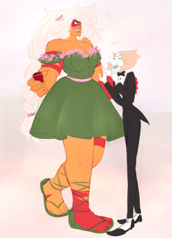 jasker:cries this pic used to be so much bigger but sai crashed so all i have is this screenshot aaaaahhh ;;;;; the point being A PRETTY DRESS LIKE PERIDOT!!! cuties &lt;3