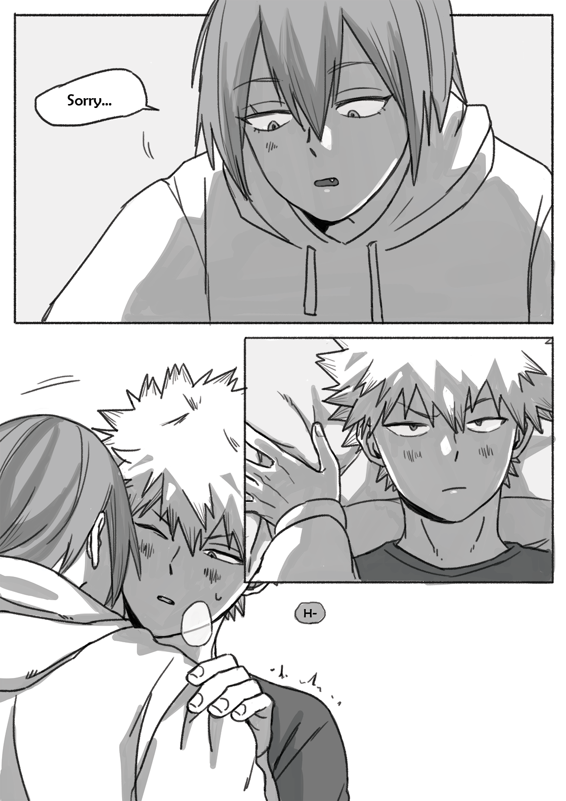 ohmilk:kiribaku for @hamletmachine​ ♡   My dear angel&mdash;!