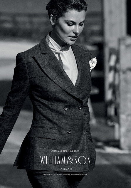 androgynous-gentlewoman:  here are some William &amp; Son ads starring women.