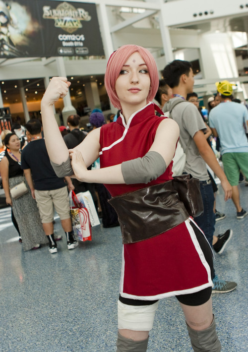 gamefan23: Event: Anime Expo 2015 Cosplayer: Christina as Sakura Haruno (The Last Naruto the Movie) 