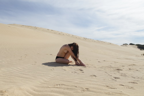 rebeccadimovski:  Enigma. I’ve started noticing two opposites attracting in my works as of recent. The delicate yet graciously constricted female form dancing with how simple and untouched our sacred land is. What i’m essentially doing is forming