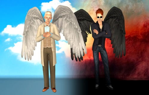 whattheskell:Good Omens StuffI really really loved the Good Omens miniseries and wanted to recreate 