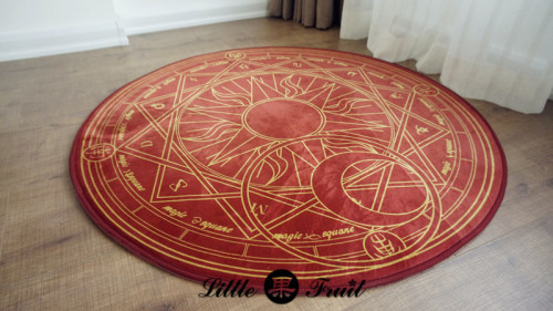 truth2teatold:Little Fruit Clow Book Rug