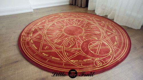 truth2teatold:   Little Fruit Clow Book Rug 