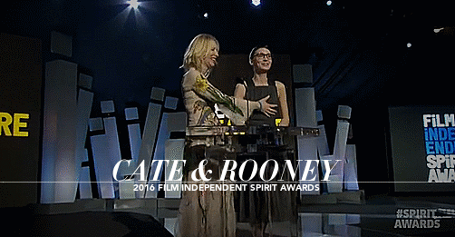 spiderliliez: Cate Blanchett &amp; Rooney Mara2016 FILM INDEPENDENT SPIRIT AWARDS
