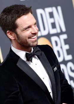 ageofultron:  Sebastian Stan arrives for the 75th Golden Globe Awards on January 7, 2018, in Beverly Hills, California