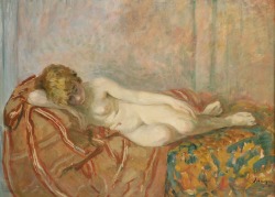 artbeautypaintings:  Blonde nude - Henri