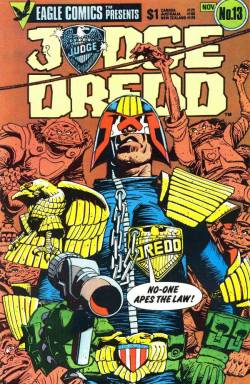 2000adonline:  Judge Dredd Reprint Covers - Mick McMahon Mick has just posted some his of his resplendent reprint covers on his brilliant blog, including early Titan graphic novels and the U.S. format Eagle Comics Presents: Judge Dredd. In my opinion,