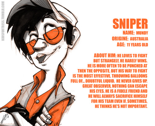 kidsfortress:MEET THE RED TEAM. Drawings/texts: VAN     www.red-med19.tumblr.comAssistanceText/Trans