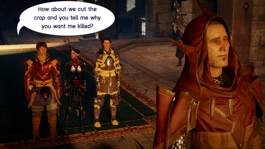 Carver, Merrill, Cassandra, Alexius