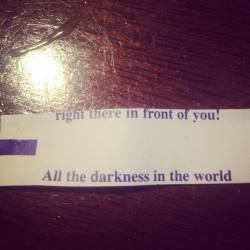 fadeintocase:  redditfront:  My friend’s misprinted fortune is kinda dark.  is this destiny 