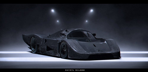 Sauber C9 by Khyzyl Saleem.(via ArtStation - Sauber C9, Khyzyl Saleem)