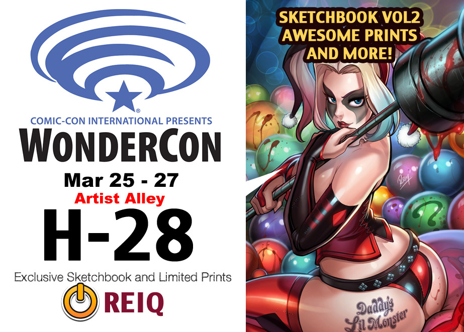 reiquintero:  I’ll be at Wondercon this Weekend!!!! make sure to stop by say hello,