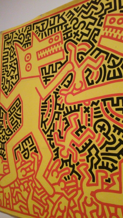 psilolysergicamine:  I’m very happy to have been able to view the Keith Haring exhibit in SF today.  Rest in peace to an amazing and highly influential artist.