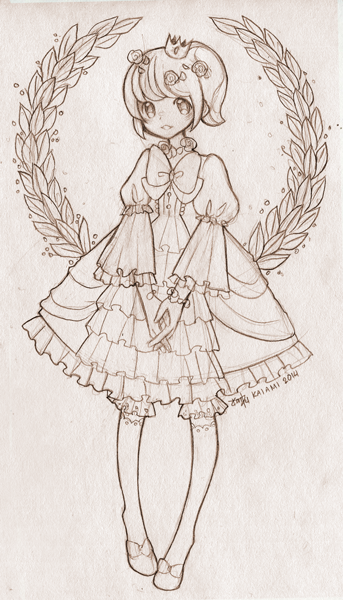 kaiami:  Drawings for peachbunni of animal crossing mayors of peachtea blog 
