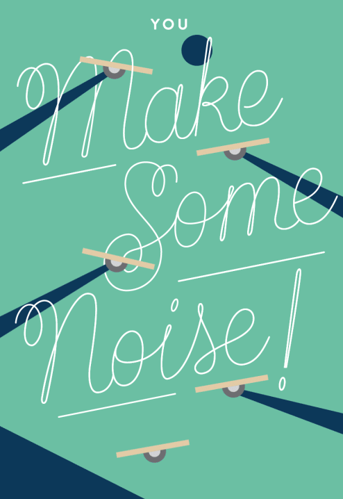 Delightful typography and animated self-promoting website by Kyle Read