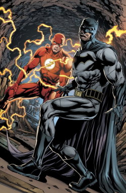 league-of-extraordinarycomics:  Batman &amp; The Flash by Jason Fabok