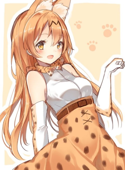 椎野せらさんのツイート: &ldquo;ロングなサーバルだよ！ながーい！(髪が) #けものフレンズ #猫の日 t.co/Tq7JEeSZOJ&rdquo;