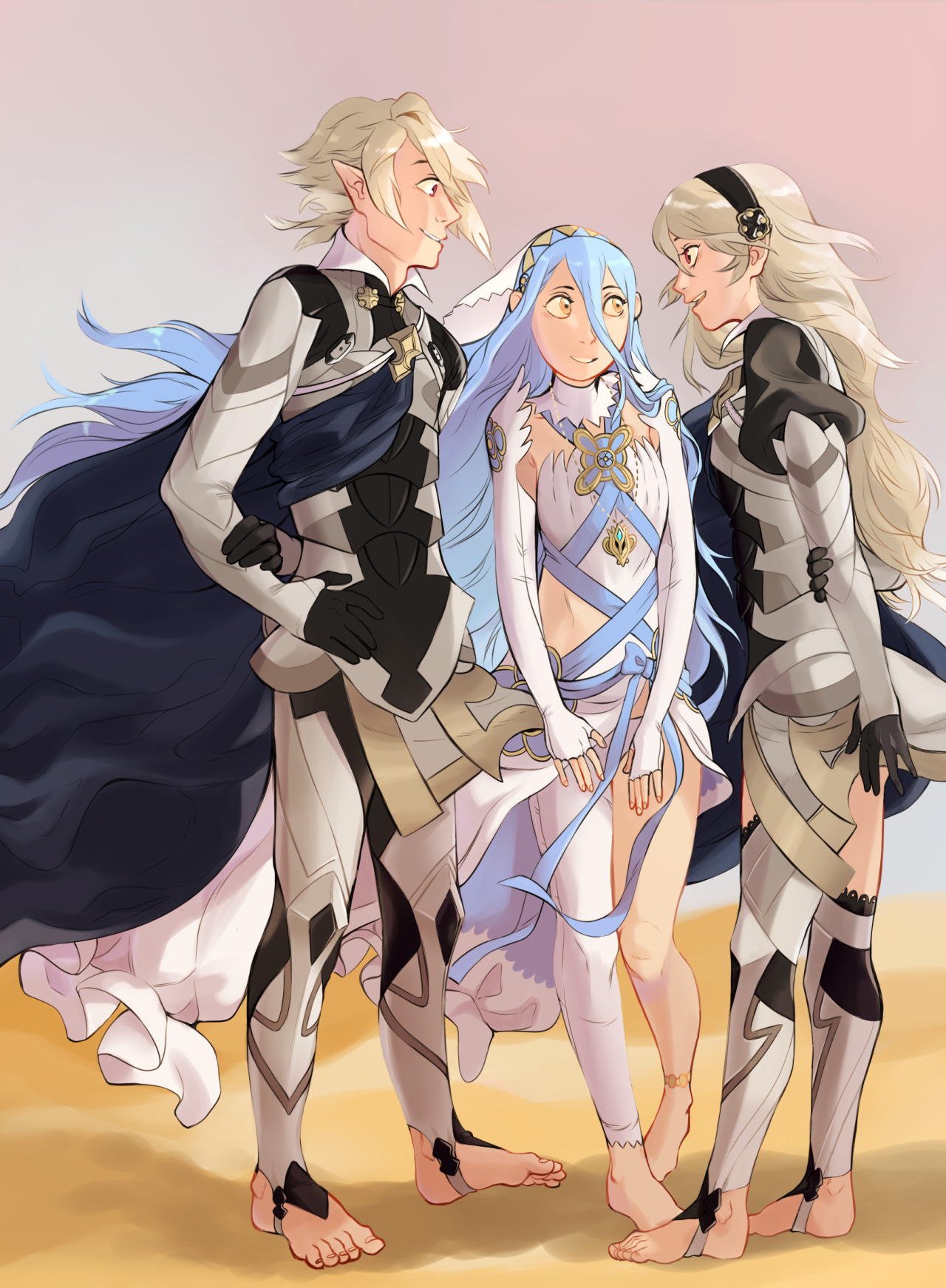 yusaname:  Here’s a close up of my piece for the fire emblem fates countdown from