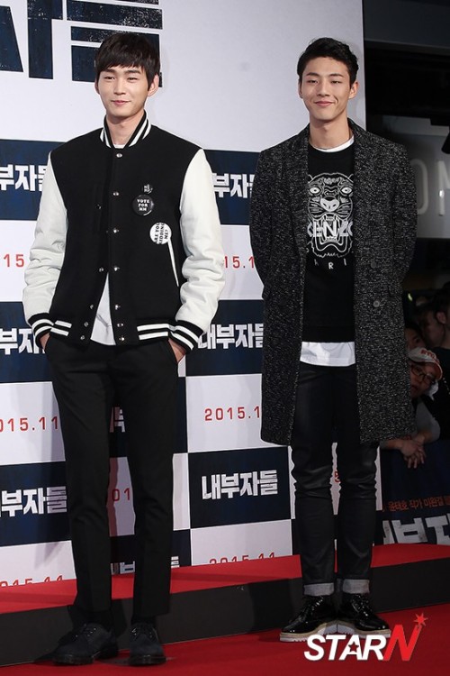 151116 Ji Soo &amp; Lee Won Geun - &lsquo;Inside Men&rsquo; Movie VIP Premiere &nbs