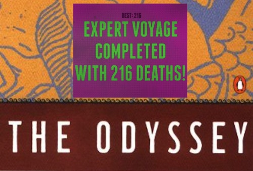 woozapooza:The Odyssey + screenshotsofdespair.(Iliad here.)