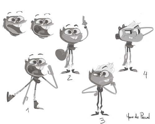 Early researches for “The Squirrels” TV show pitch project created with my friends Steakanimation an