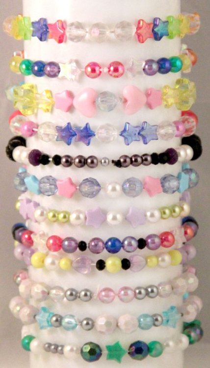 snootyfoxfashion:Cute Pastel LGBTQ+ Pride Bracelets from TheLovelyGuillotine