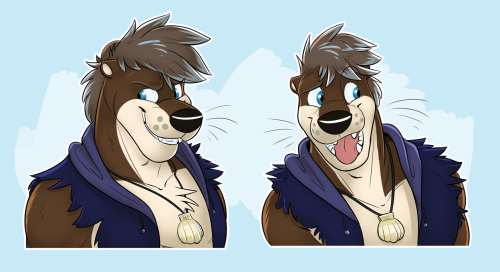 A couple of expressions/stickers for AmbroOtter! :D                            Patreon | Twitter |