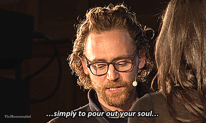 ‘I’ll be happy to if i’m able…’ Tom Hiddleston performs a scene from Tolstoy’s ‘War and Peace